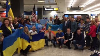 Ukrainian Veterans Take Part in US Marine Corps Marathon [upl. by Eremehc]