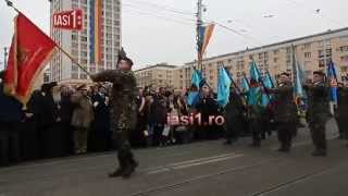 Parada militara Iasi  24 ianuarie 2015  Sarbatoare Nationala a Romaniei [upl. by Elaen]