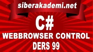 C WebBrowser Control Ders 99 [upl. by Adrian]