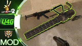 Nemesis Gatling Gun M60 Left 4 Dead 2 Weapon Mod Spotlight [upl. by Adaval]