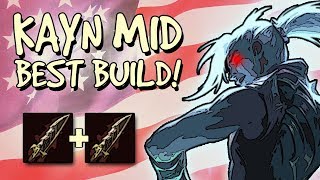 THE DOUBLE SERRATED DIRK BUILD FULL LETHALITY ASSASSIN KAYN MID  S8 GAMEPLAY League of Legends [upl. by Cut]