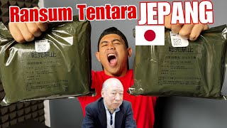 KIMOCHI MUKBANG 2 PACK RANSUM TENTARA JEPANG [upl. by Lilac]