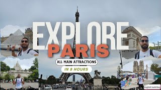 Paris in 8 Hours  Travel Guide to Paris  Whirlwind Tourist Adventure [upl. by Ymirej]