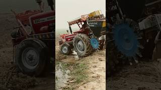 farming mf260 planter k sath khala guzarty hoay tractor agay say Uth gea farmingmachinery [upl. by Dich1]