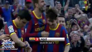 هدف بيكيه على إسبانيول  Gerard Pique Goal on RCD Espanyol [upl. by Mintz]