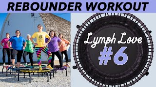 Lymph Love 6 Lymphatic Drainage Rebounder Workout 20 Minutes Beginners and Seniors [upl. by Tien]