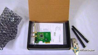 ASUS PCEN15 WirelessN PCIE Adapter Unboxing  Overview  Benchmark [upl. by Ydniw]