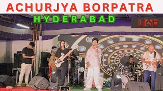 Achurjya Borpatra live Concert Bihu Program in Hyderabad  Bihu Program Hyderabad achurjyaborpatra [upl. by Maurits]