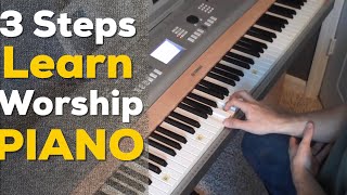 3 Steps to Learn Worship Piano Quick amp Easy  Matt McCoy [upl. by Solraced]