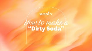 How to Make a quotDirtyquot Soda with Monin [upl. by Eannej372]