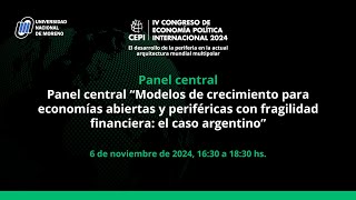 CEPI 2024  Modelos de crecimiento para ecnomías abiertas y periféricas [upl. by Clorinde]