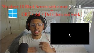 Black screen on windows startup FIX [upl. by Margalit381]