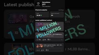 1 Million Followers shorts ytshorts viralshorts [upl. by Poore]