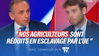 Eric Zemmour sur BFM TV  Il faut supprimer les droits de succession [upl. by Ainimreh]