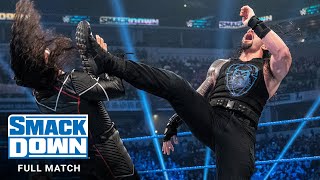 FULL MATCH  Shinsuke Nakamura vs Roman Reigns SmackDown Oct 18 2019 [upl. by Atinniuq208]