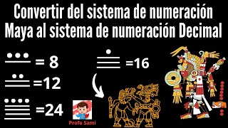 SISTEMA DE NUMERACIÓN VIGESIMAL CONVERCIONES DE NUMEROS MAYAS AL SISTEMA DE NUMERACION DECIMAL [upl. by Anelra814]