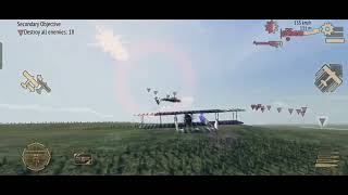 Playing WW1 Planes premium missions With Central power and Triple Entre in west and east 2X Speed [upl. by Laven]