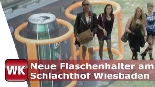 Neue Flaschenhalter am Schlachthof Wiesbaden [upl. by Emelen439]