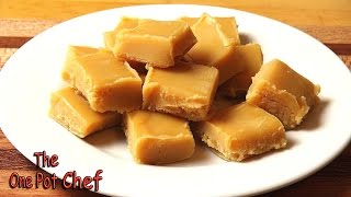 Peanut Butter Freezer Fudge  One Pot Chef [upl. by Sussi914]