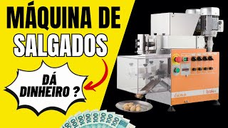 TOP 6 MÁQUINAS DE FAZER SALGADOS Preço Produção e Lucratividade [upl. by Eardnaed]