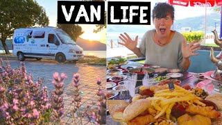 VAN LIFE TURKEY  Turkish Breakfast in Eğirdir amp Mountain Drive S6E127 [upl. by Oruntha]