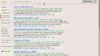 Legal Research Tutorial Finding Case Law Using Google Scholar [upl. by Atiuqahs]