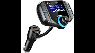 LEHXZJ Bluetooth FM Transmitter  USB charger  Handsfree  Product test [upl. by Doralyn]