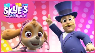 Mayor Humdinger Mustache Mania  Skyes Music Party  PAW Patrol Music Cartoons for Kids [upl. by Cally]