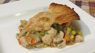 Homemade Chicken Pot Pie Recipe  How to make a Pot Pie [upl. by Eelaras]