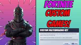 NEW CUSTOM MATCHMAKING Fortnite CUSTOM CODES Live [upl. by Melgar]