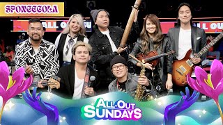 AOS barkada and Spongecola jam for an allout Spongecola medley  AllOut Sundays [upl. by Lazor]