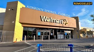 Remodeled Walmart in Altamonte Springs Florida  Store 1374 [upl. by Afrika]