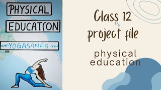 class 12 yoga file physical education 😱mindartist2647 [upl. by Rora]