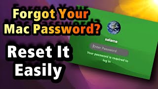 Forgot Your Mac Password Learn How to Reset It Easily Without Losing Your Data [upl. by Adniroc650]