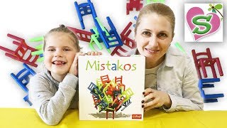 MISTAKOS СТУЛЬЧИКИ настольная игра Trefl из Будинка Іграшок ИГРАЕМ с МАМОЙ KIDS BOARD GAME 2018 [upl. by Trina]