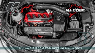 Autotech 25  30 TFSI HPFP Kit Install DIY [upl. by Vaclav]