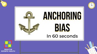 Anchoring Bias Psychology Concepts in 60 seconds  What is Anchoring Bias by Tanvee Maheshwari [upl. by Stephanie]