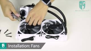 Deepcool Captain 240EX AIO Liquid Cooler Installation Guide [upl. by Parry]