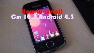 How to Install CyanogenMod 102 Android 43  Jelly Bean on Galaxy Gio [upl. by Tamar]