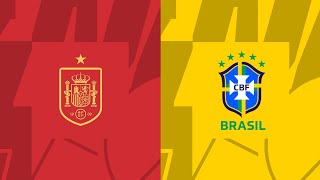 ESPAGNE vs BRESIL  INTERNATIONAL FRIENDLY 2024  Full Match  Efootball Prediction [upl. by Niowtna]