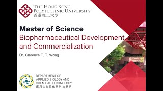 2526 Intake  MSc in Biopharmaceutical Development and Commercialization  Info Seminar – English [upl. by Budd]