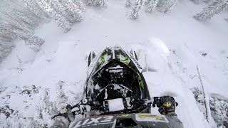 GoPro Epic Snowmobile Drop [upl. by Novehc]