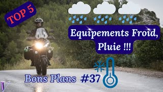 Les 5 équipements Moto pour rouler sous la Pluie et le Froid   Bons Plans 37  V comme motard [upl. by Agrippina]