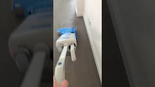 Carpet vacuuming using Columbus XP2 upright vacuum cleaner [upl. by Rebm]