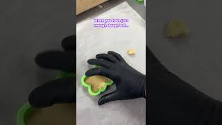 Cutting out the last cookie for an order cookiedecorating sugarcookies sugarlabbakeshop [upl. by Hekker472]