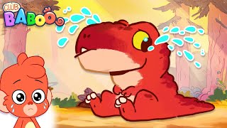 Club Baboo  Why is the baby TRex crying  He lost his Dino Mommy  Learn Dinosaur Names [upl. by Delores536]