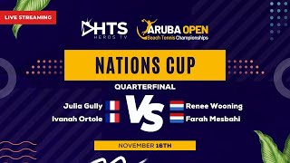 NATIONS CUP  🇳🇱 NED VS FRA 🇫🇷  ARUBA OPEN BEACH TENNIS CHAMPIONSHIPS 2023  EN VIVO [upl. by Darnall]