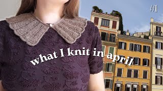 What I knit this April  Ep 1  Orsa Knits Podcast [upl. by Orfurd861]