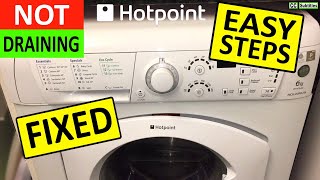 Hotpoint Washing Machine not Draining Water  Fixed [upl. by Knapp]