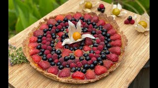 Tarte sablée aux petits fruits d’été de Laetitia et Benjamin Les Carnets de Julie [upl. by Greggs]